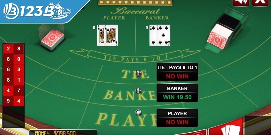 Giới thiệu game Baccarat 123B