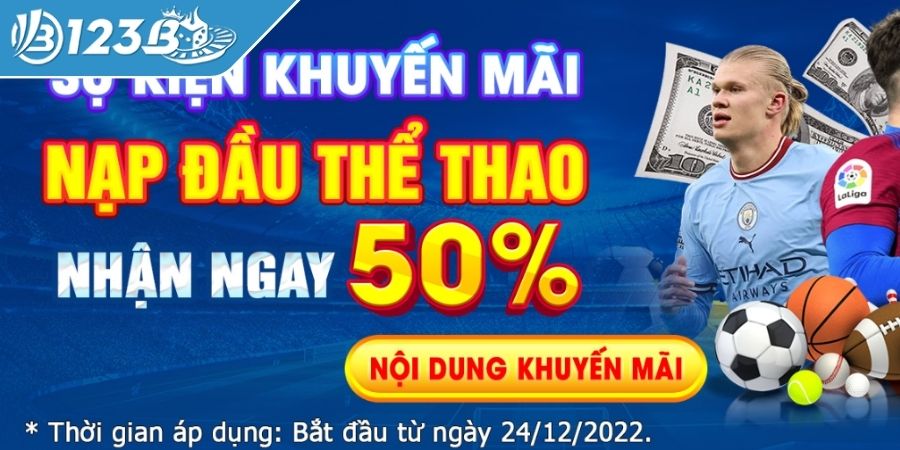 Ưu đãi đặc biệt khi nạp tiền lần đầu vào sảnh thể thao